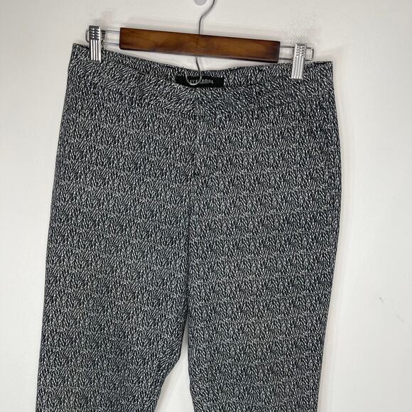 Liverpool Jeans Co pants chinos women's 2 white black gray geographic pattern - Picture 3 of 15